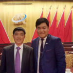 中山市新一屆工商聯(lián)主席黃啟均（左）與副主席程華鎮(zhèn)（右）先生