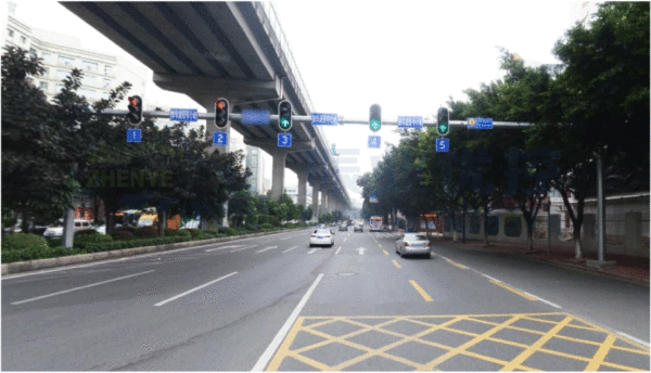 圖6 路口運行預期效果圖