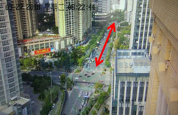 圖5 早高峰（08:20左右）出城方向（檢察院往公安局方向）優(yōu)化前