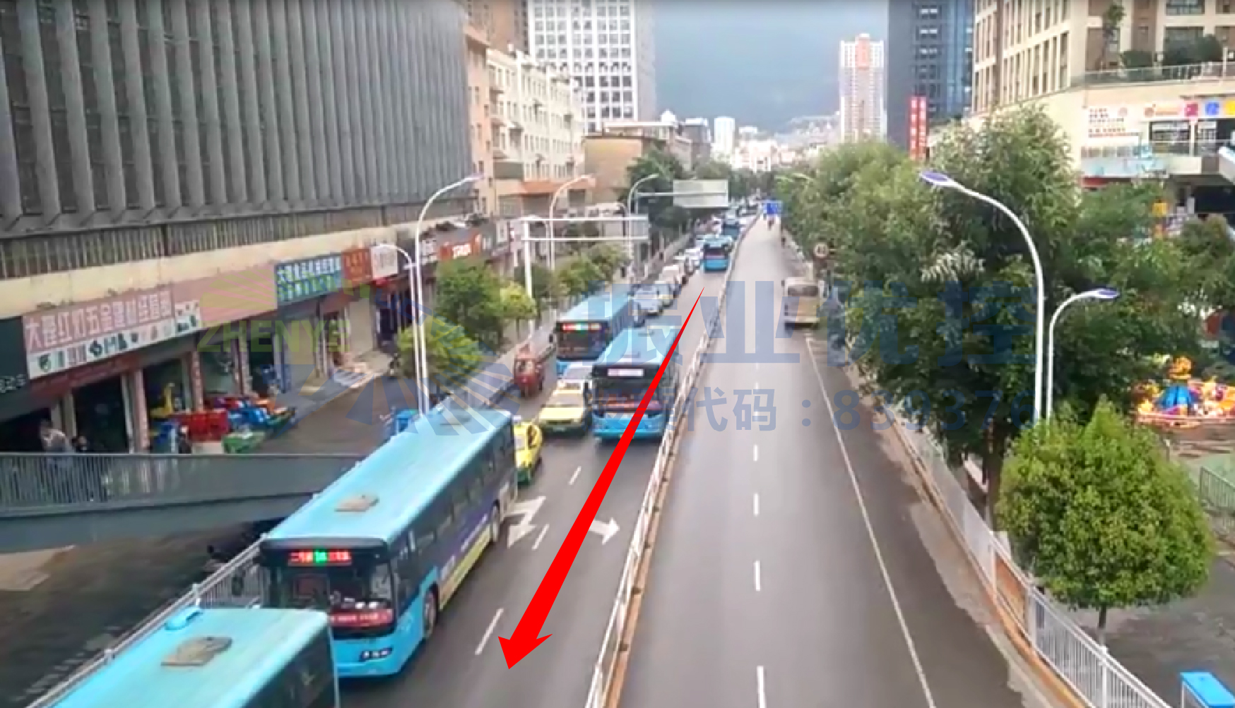 圖5?西進(jìn)口車道條件較差