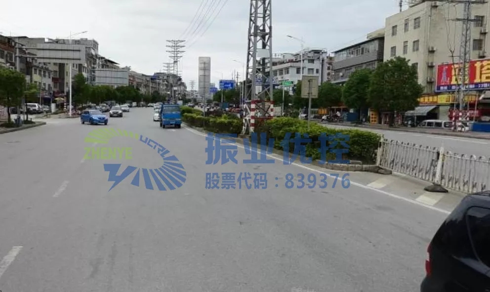 圖3 北進口左轉(zhuǎn)車道拓展情況