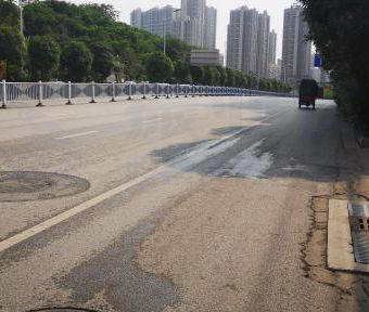 機(jī)動(dòng)車、非動(dòng)車道情況  