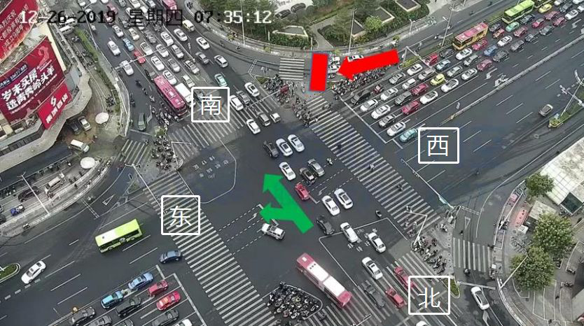 圖10 路口西進(jìn)口右轉(zhuǎn)燈控圖（優(yōu)化后）