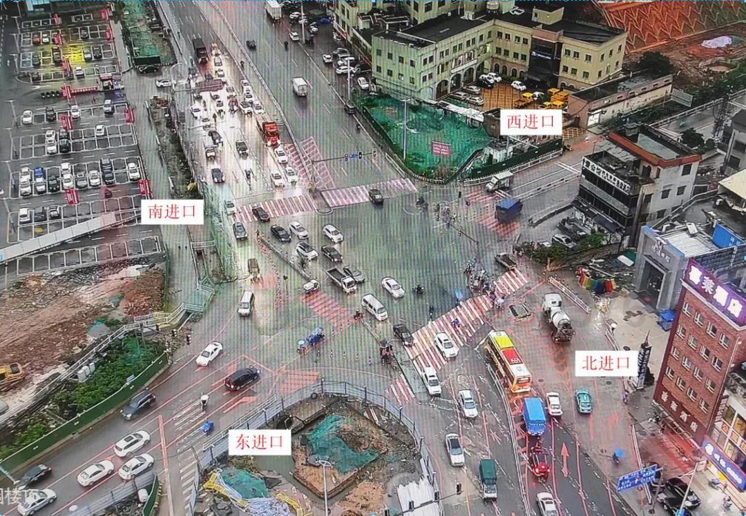 圖15 105國道-南大路整體排隊(duì)情況（優(yōu)化后）