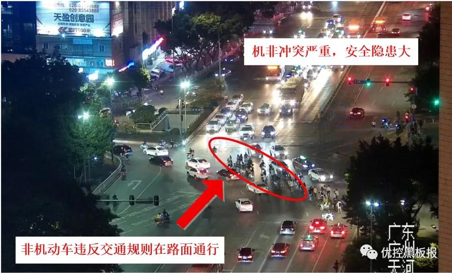 圖2 非機(jī)動車橫穿馬路情況