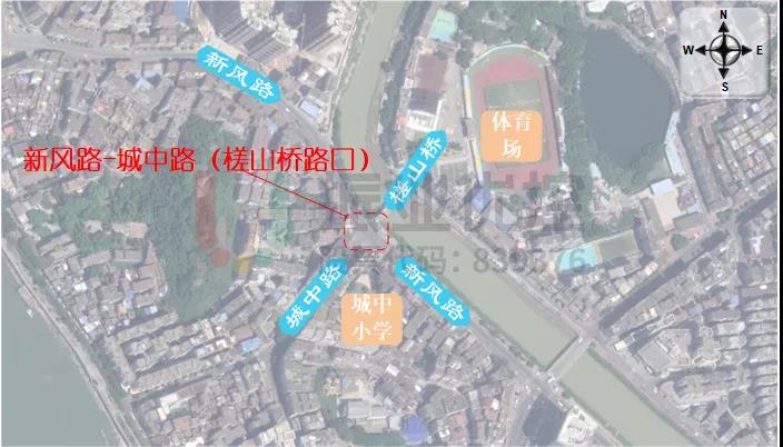 圖1 路口點位示意圖