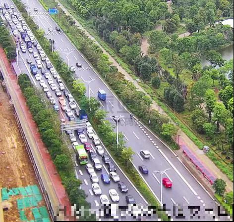 圖3 早高峰北進(jìn)口排隊(duì)情況