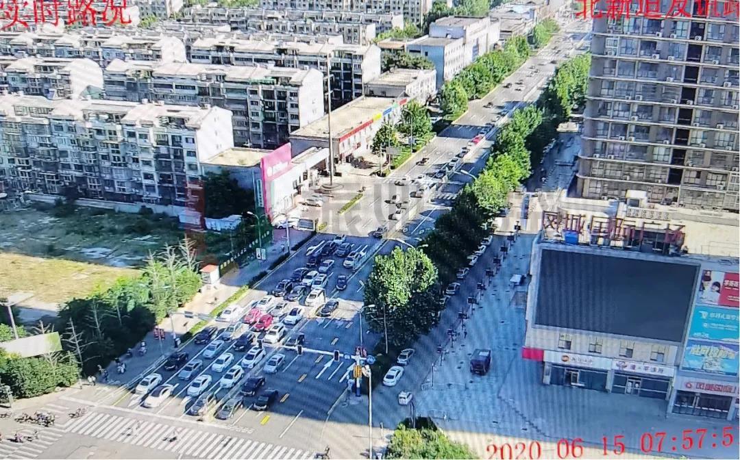 圖9 優(yōu)化路口北進(jìn)口排隊(duì)明顯縮短