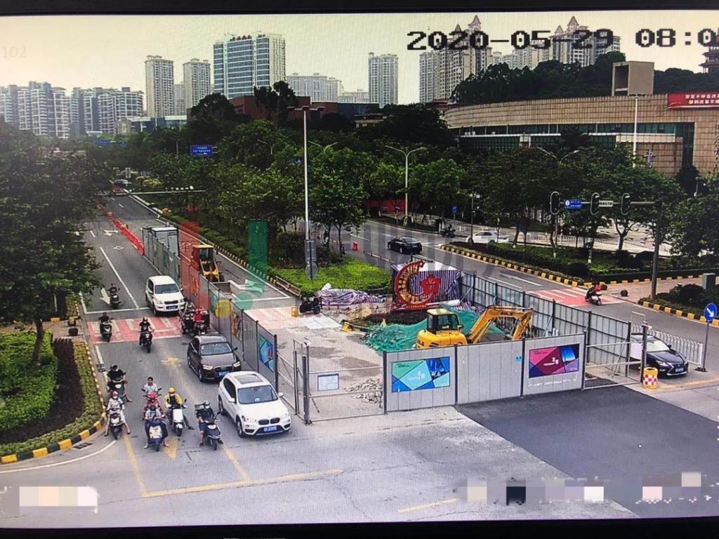 圖8 西進(jìn)口早高峰排隊(duì)情況