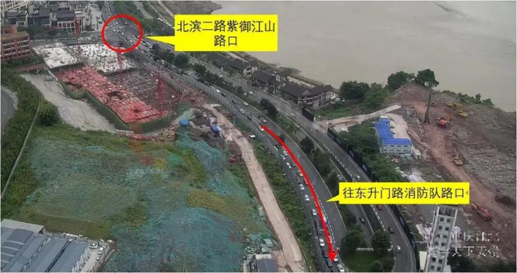 圖5 優(yōu)化前早高峰排隊情況