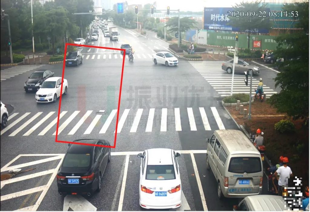 圖5 南進(jìn)口車流斷流情況