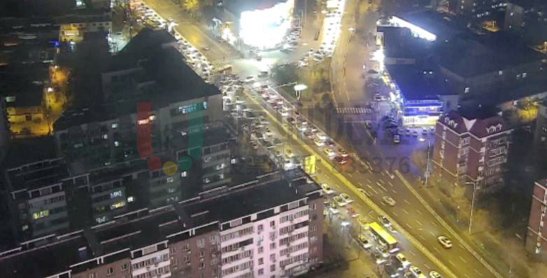 圖2 高峰時期北進口流量情況