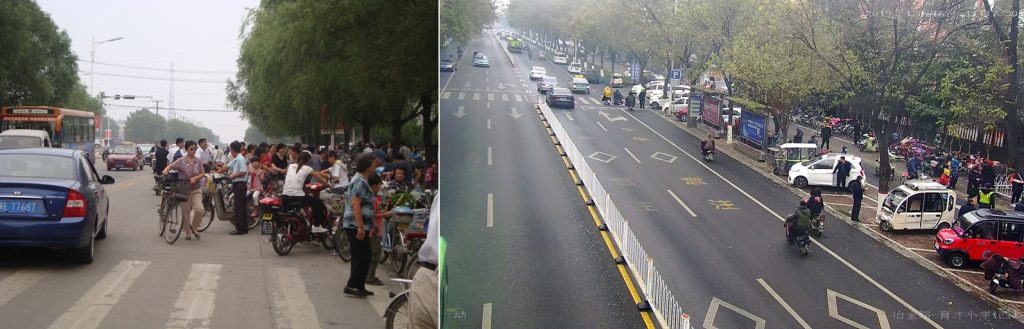 圖13 學(xué)校周邊交通組織精細化管理