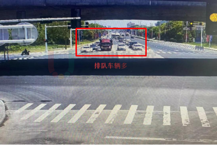 圖8 東進(jìn)口運行情況圖（優(yōu)化前）