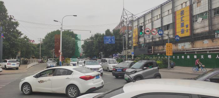 圖7 路口直左分離前后對比