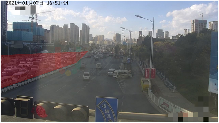 圖14 優(yōu)化前西口排隊(duì)情況