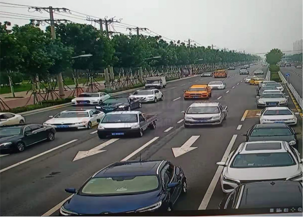 圖5 南進口左轉(zhuǎn)運行情況（優(yōu)化前）