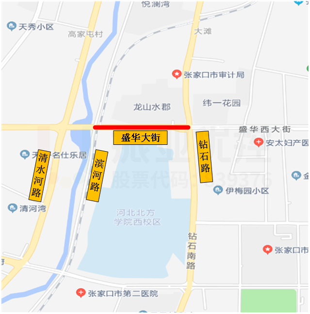 圖1 施工路段位置圖
