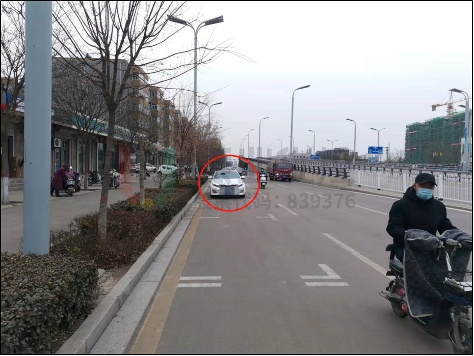 圖10 藝苑街、雙林大道機動車規(guī)范停入臨時停車位