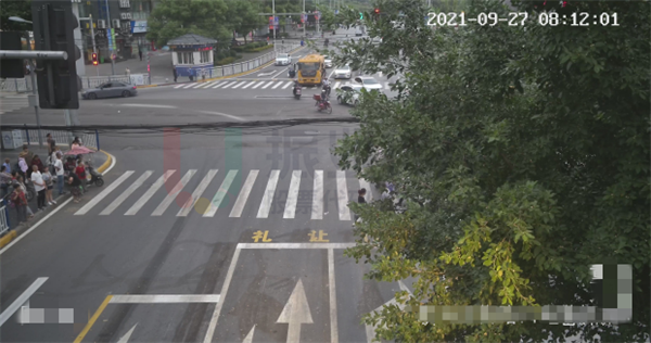 圖10-3 歇馬正街路口標(biāo)線優(yōu)化后效果圖-歇馬支路（東進(jìn)口）