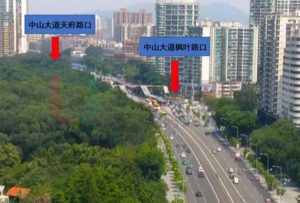 圖片7?中山大道-天府路口優(yōu)化前