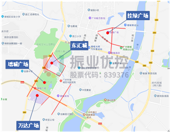 圖2 交通保障點(diǎn)位圖