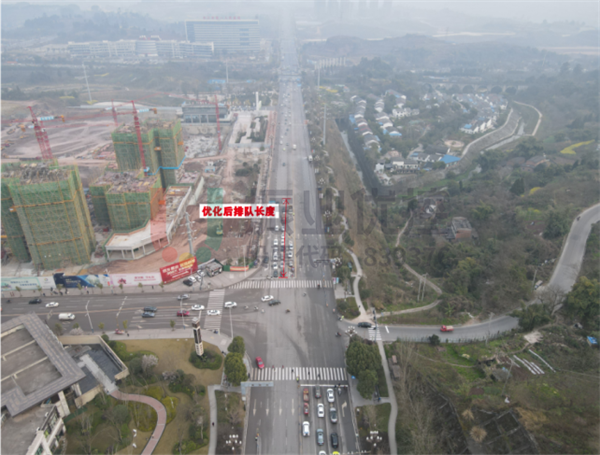 圖11 北進(jìn)口排隊(duì)長度（優(yōu)化后）