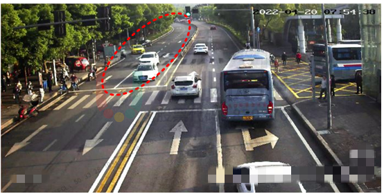 圖10 路口北進(jìn)口運(yùn)行情況（優(yōu)化后）