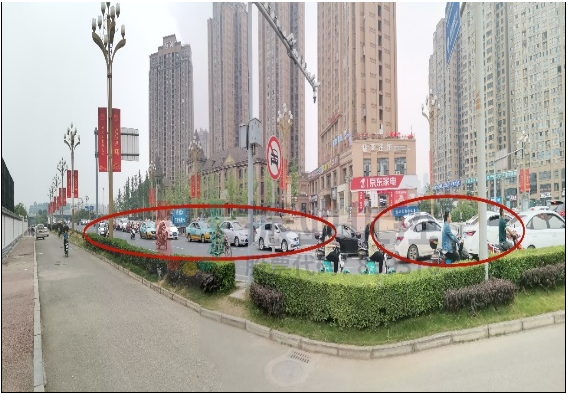 圖4 早、晚高峰北進口排隊圖